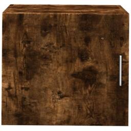 Berkfield Home Wall Cabinet Smoked Oak 45x42.5x40 cm Engineered Wood in Brown - thumbnail 4