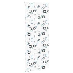 Berkfield Home Shower Roller Blind 110x240 cm Fabric Width 106 cm in White - thumbnail 3