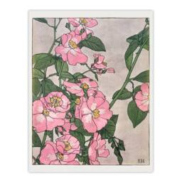 Artery8 Hannah Borger Overbeck Framed Wall Art Print Prairie Rose Flowers in Pink - Size: A4 - thumbnail 3