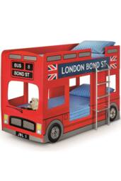 Julian Bowen London Bus Single Red Bunk Bed - thumbnail 2