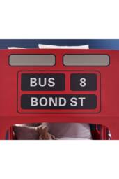 Julian Bowen London Bus Single Red Bunk Bed - thumbnail 8