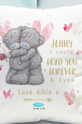 Personalised Memento Company Women's Personalised Me To You Hold You Forever Cushion in White - Size: 40 cm x 40 cm - thumbnail 3