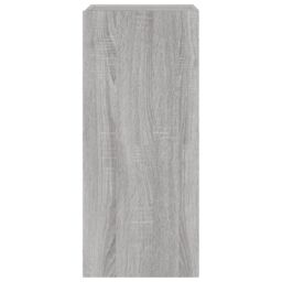 Berkfield Home TV Wall Cabinet with LED Lights Grey Sonoma 30.5x35x70 cm - thumbnail 9