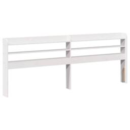 Berkfield Home Beautiful Bed Frame with Headboard without Mattress White 180x200 - Size: Super King - thumbnail 8