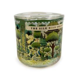 Candlelight The Silk Road Collection Bukhara Light Up Glitter Candle in Green - thumbnail 4