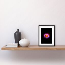 Artery8 Wall Art Print Hubble Space Astronomy Multiwavelength View Of Supernova 1987A Red Green Blue Exploding Star Shock Wave Observations In Large - thumbnail 2