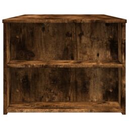 Berkfield Home Coffee Table Smoked Oak 102x55x42 cm Engineered Wood in Brown - Size: 102 x 55 x 42 cm - thumbnail 5