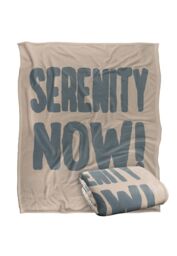 Warner Brothers Seinfeld 152x127cm The Serenity Silky Touch Super Soft Throw Blanket in White - Size: 152x127 cm - thumbnail 2