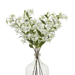 Lemon Pavilion Furniture and Decor Turks Cap Lily Spray (Single Stem Flower) - Height 82 cm - Green - thumbnail 3