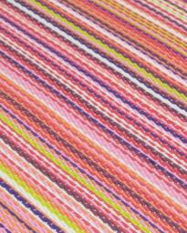 THE RUGS Reversible Weatherproof Outdoor Pink Rugs Striped Rainbow 1020 - Size: 180 cm x 270 cm - thumbnail 3