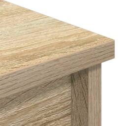 Berkfield Home Highboard Sonoma Oak 37.5x35x180 cm Engineered Wood in Light Tan - thumbnail 9