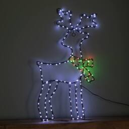 Samuel Alexander 60cmx33cm FlexiBrights Christmas Reindeer with 164 Multi-Coloured LEDs - Size: 60 cmx33 cm - thumbnail 6