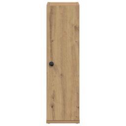 Berkfield Home Bathroom Cabinet with Roll Holder Artisan Oak 20.5x22x72 cm in Brown - thumbnail 4
