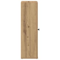 Berkfield Home Bathroom Cabinet with Roll Holder Artisan Oak 20.5x22x72 cm in Brown - thumbnail 6