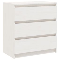 Berkfield Home Bedside Cabinets 2 pcs White 60x36x64 cm Solid Pinewood - Size: 60 x 36 x 64 cm - thumbnail 5