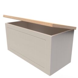 Ready Assembled 2 U Cambridge Blanket Box (Ready Assembled) in Taupe - thumbnail 5