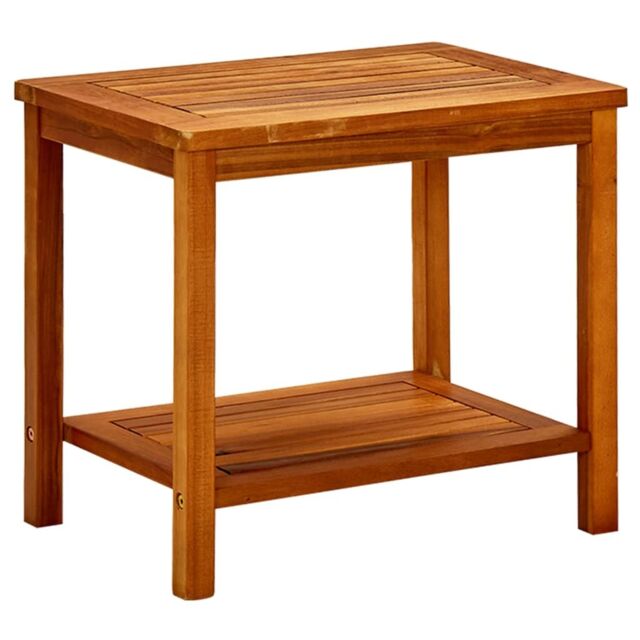 Berkfield Home Coffee Table 50x35x45 cm Solid Acacia Wood in Brown - Size: 50 x 35 x 45 cm - image 1