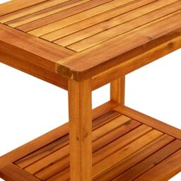 Berkfield Home Coffee Table 50x35x45 cm Solid Acacia Wood in Brown - Size: 50 x 35 x 45 cm - thumbnail 6