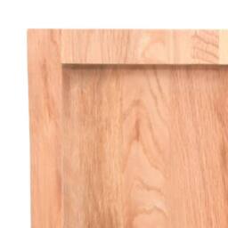 Berkfield Home Wall Shelf Light Brown 120x60x(2-6) cm Treated Solid Wood Oak - thumbnail 6