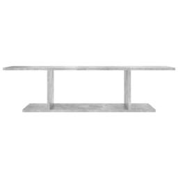 Berkfield Home Wall Mounted TV Cabinet Concrete Grey 103x30x26.5 cm - thumbnail 4