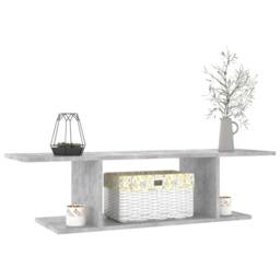 Berkfield Home Wall Mounted TV Cabinet Concrete Grey 103x30x26.5 cm - thumbnail 1