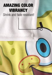 Spongebob Character Cropped Silky Touch Super Soft Throw Blanket 152 X 127 cm in White - thumbnail 4