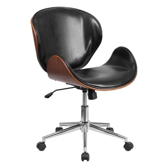 Ventryn Black Executive Office Chair Tilt Lock Leather Soft Swivel - image 1