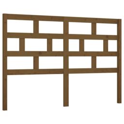 Berkfield Home Bed Headboard Honey Brown 166x4x100 cm Solid Wood Pine - Size: 166 x 4 x 100 cm - thumbnail 2