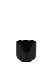 KDMD Hortus Havana Glossy Black Ceramic Pot 13cm 3 Pack
