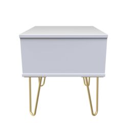 Ready Assembled 2 U Bexley 1 Drawer Bedside (Ready Assembled) in Pink - thumbnail 2