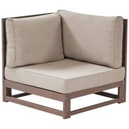 Wyld and Coco Everwood Modular Acacia 4 Seater Sofa Set Coffee Table and Taupe in Brown - thumbnail 6