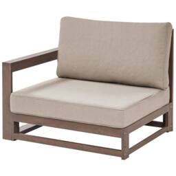 Wyld and Coco Everwood Modular Acacia 4 Seater Sofa Set Coffee Table and Taupe in Brown - thumbnail 3
