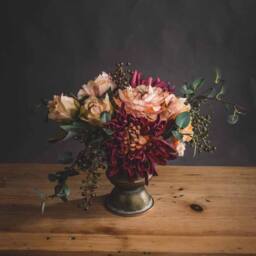 Lemon Pavilion Furniture and Decor Autumn Spider Chrysanthemum Artificial Flower - L14 x W14 x H78 cm in Purple - thumbnail 8