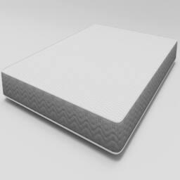 Sloomy Essentials Grey Wavy Bonnell Hybrid Quilted Spring Mattress 24cm in White - Size: Small Single - thumbnail 8