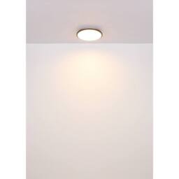 Netlighting Xander Flush Ceiling Light Matt Black LED 3000K - thumbnail 5