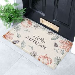 Artsy Mats Hello Autumn Indoor Outdoor Doormat - Size: 60 x 90 cm - thumbnail 1