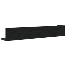 Berkfield Home Wall Shelves 2 pcs Black 100x16.5x16.5 cm Engineered Wood - thumbnail 7
