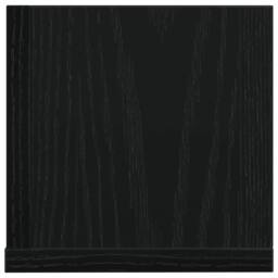 Berkfield Home Wall Shelves 2 pcs Black 100x16.5x16.5 cm Engineered Wood - thumbnail 6