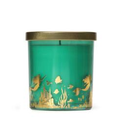 Disney Princess Ariel Inspired Candle - Coral Blossom & Sea Salt Scent in Teal - Size: Medium - thumbnail 3
