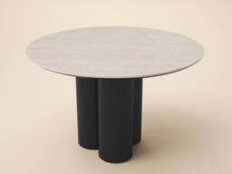 Solace+Co Deko Sintered Stone Dining Table in Black - thumbnail 4