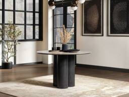 Solace+Co Deko Sintered Stone Dining Table in Black - thumbnail 2