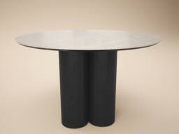 Solace+Co Deko Sintered Stone Dining Table in Black - thumbnail 3