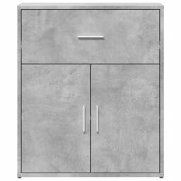 Berkfield Home Sideboard Concrete Grey 60x31x70 cm Engineered Wood - Size: 60 x 31 x 70 cm - thumbnail 5
