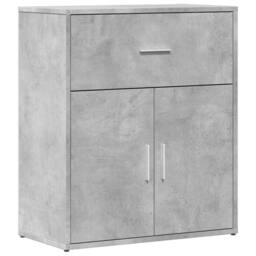 Berkfield Home Sideboard Concrete Grey 60x31x70 cm Engineered Wood - Size: 60 x 31 x 70 cm - thumbnail 3