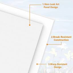 SPETLEK 20 Pack Canvas Set-White Painting for Acrylic, Oil & Watercolor Artist in White - thumbnail 2