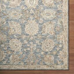 Livabliss Arnold-Hand Tufted Blue Beige Grey Wool Traditional Boho Living Rug - Size: 185 cm x 275 cm - thumbnail 7
