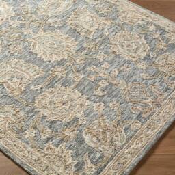 Livabliss Arnold-Hand Tufted Blue Beige Grey Wool Traditional Boho Living Rug - Size: 185 cm x 275 cm - thumbnail 6