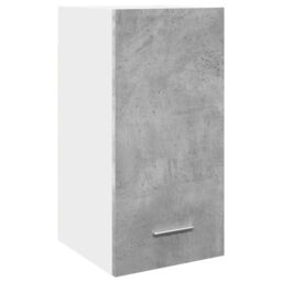 Berkfield Home Hanging Cabinet Lyon Concrete Grey 30x31x60 cm Engineered Wood - Size: 30 x 31 x 60 cm - thumbnail 2
