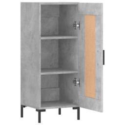 Berkfield Home Sideboard Concrete Grey 34.5x34x90 cm Engineered Wood - thumbnail 6