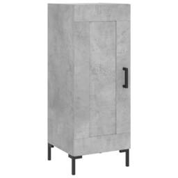 Berkfield Home Sideboard Concrete Grey 34.5x34x90 cm Engineered Wood - thumbnail 1